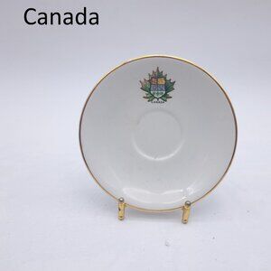 Myott's Orphan Saucer Canadian Coat Of Arms